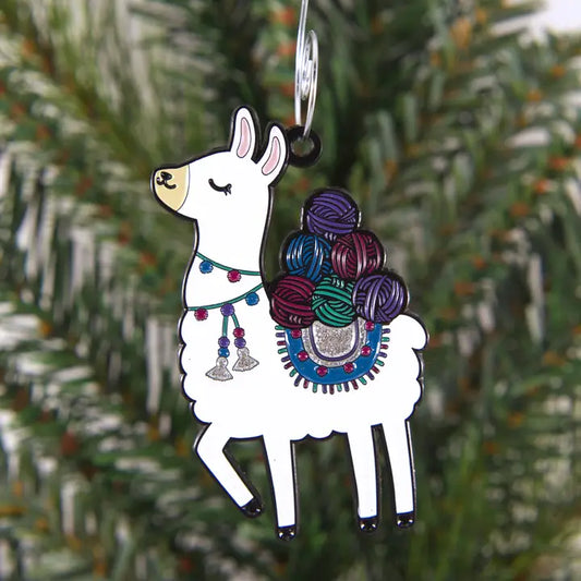 Llama Christmas Ornament