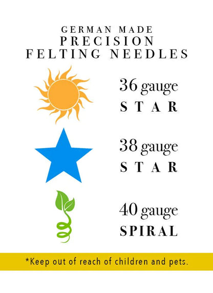 Sampler Set Precision Felting Needles