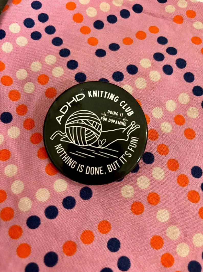 ADHD Pinback Button